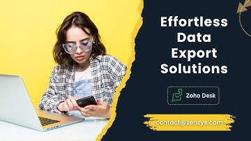 Say goodbye to data headaches. Export your data from Zoho Desk with ease.