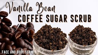 How To Make EXFOLIATING COFFEE SUGAR SCRUB | SMOOTH TEXTURED DULL SKIN