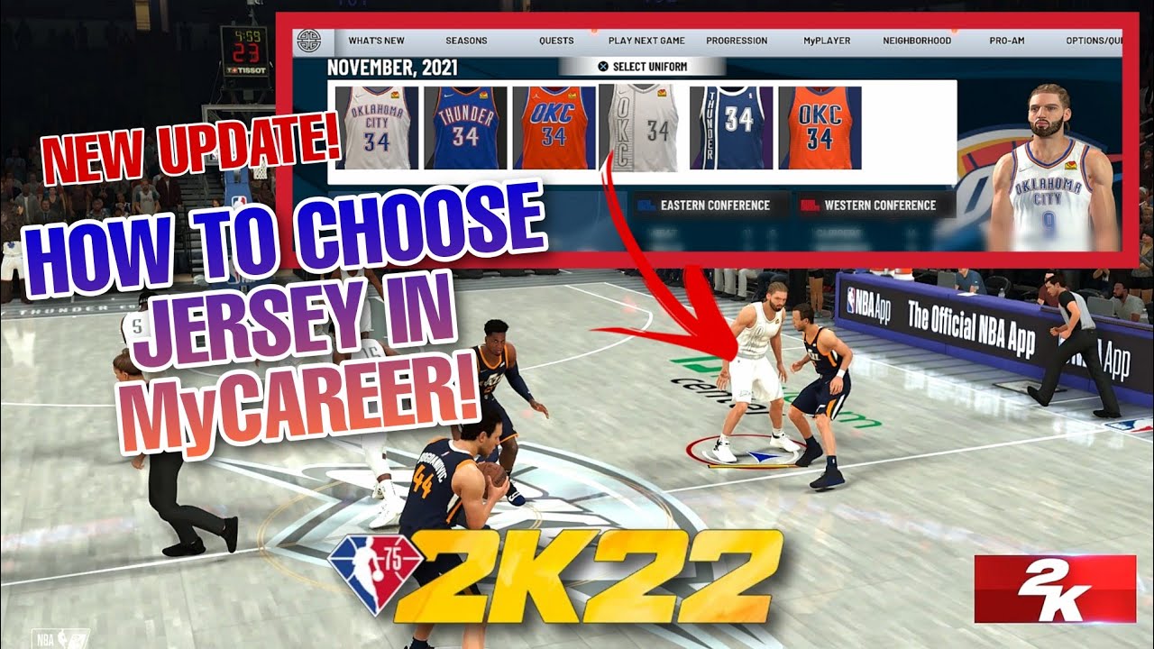 How To Change Jerseys In Mycareer 2k22