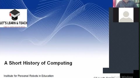 History of Computer by M. Ismail Ansari