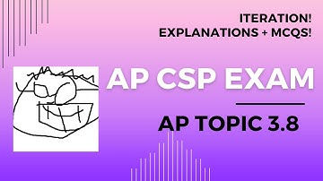 AP CSP Topic 3.8  - Iteration -  Explanations and 6 MCQs!