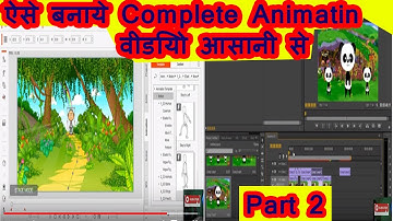 How to Make Easy Cartoon Animation video ! Cartoon animator 4 - Hindi Part 2