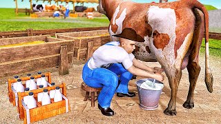 💥 Cow Farm Factory Simulator Game || Milk Factory Simulator (Android & iOS) Gameplay screenshot 4