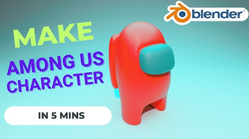 BLENDER TUTORIAL:  Make Among Us Character In 5 Minutes (Part-1) || shiva