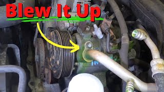 Customer States “New last year” Junkyard Parts| Bad Idea? Subaru Forester Compressor