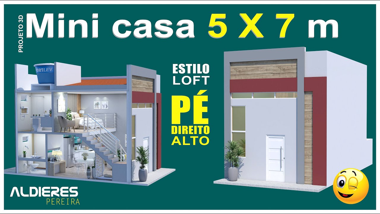 MINI CASA 5x7m - LOFT - YouTube
