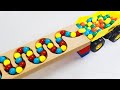 Marble Run Race ASMR ☆ HABA Slope, Dump Truck & Garbage Truck