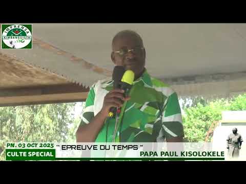 MESSAGE DE PAPA PAUL KISOLOKELE 03 10 2025 A POINTE NOIRE