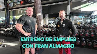 Entreno de empujes con Fran Almagro 