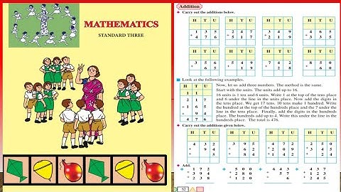 Std. 3rd Math ||Addition|| (Page no.52)