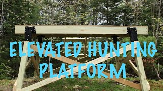 How to make a elevated hunting platform (Elevated Blind Pt1)