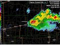 Kennan-Ogema Tornado, June 14, 2019, Reflectivity Loop