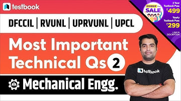 DFCCIL | RVUNL | UPRVUNL | Important Mechanical Engineering Questions | Dhiraj Sir | Part 2