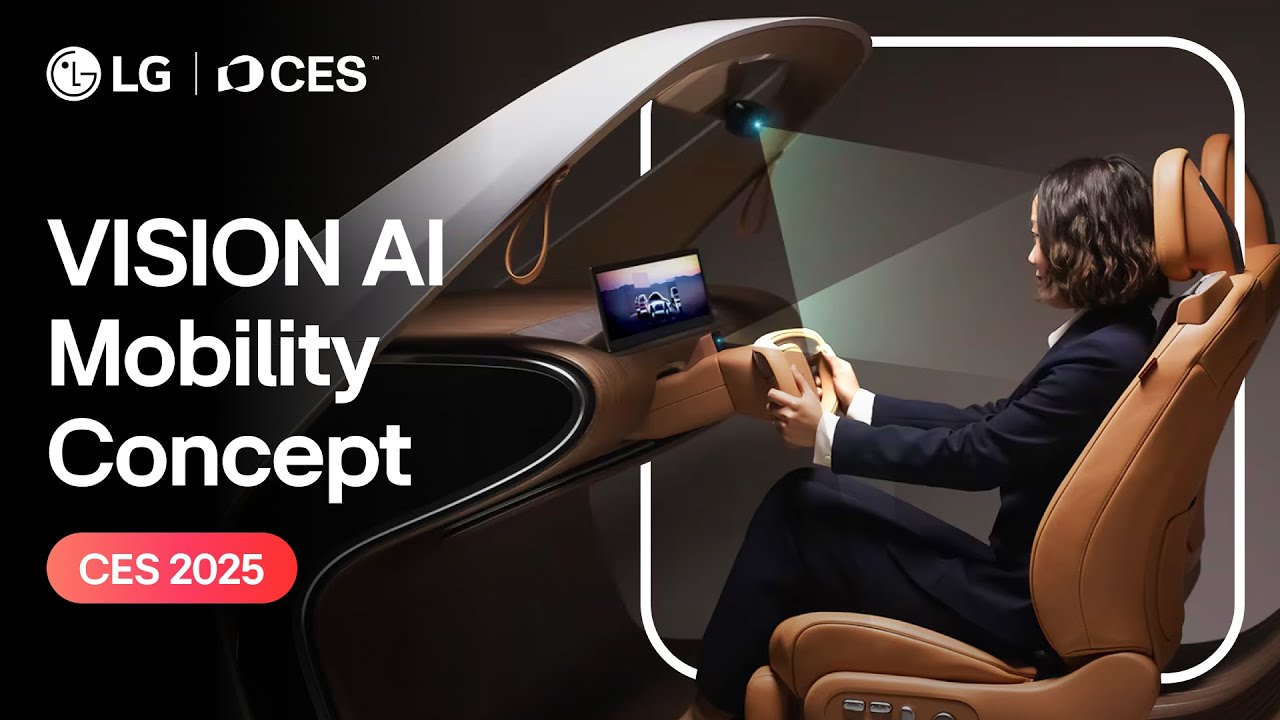 LG VS Company at CES 2025 : VISION AI Mobility Concept I LG - YouTube