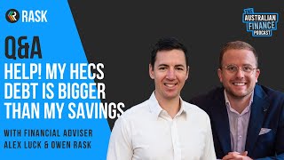 My HECs debt is larger than my savings, tax bills & getting insurance (Financial Adviser Q&A)