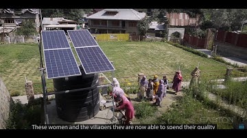 Grundfos Water Systems - Solar pumping stations improve lives in remote Kashmir Valley