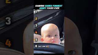 Ranking Babies’ Funniest Angry Faces Ever 😡😂”#shorts