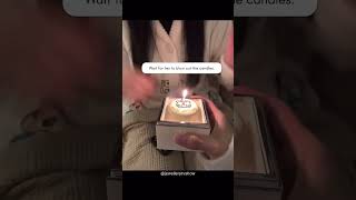 2Nd Ring Box Cake Candle Flip Surprise