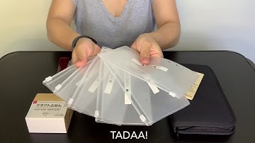 Creating a Cash Envelope System Using #Muji Passport Case [Australia] #Budgeting #CashEnvelope