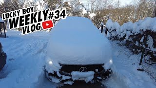 Odřel jsem mu auto...😨 | Vyrazili jsme na snowboard!🤙| Vánoční Weekly vlog #34