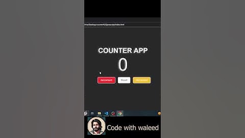 Counter App with JavaScript #shorts #javascript #animation