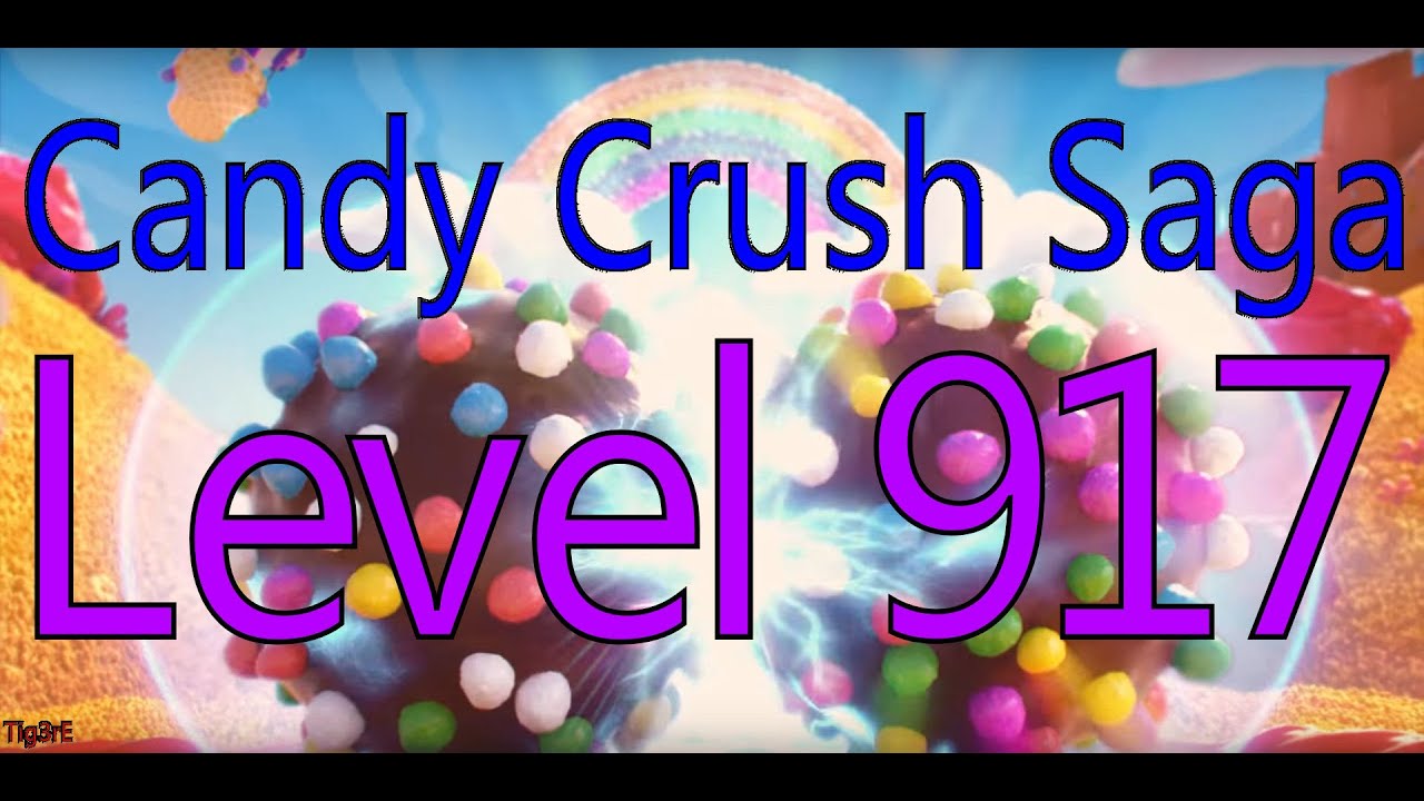 Candy Crush Saga - Level 917 - YouTube