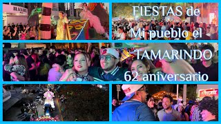 Cierre de Fiestas 🥳 En Mi Pueblo El Tamarindo2024 62 aniversario (familia Canis)