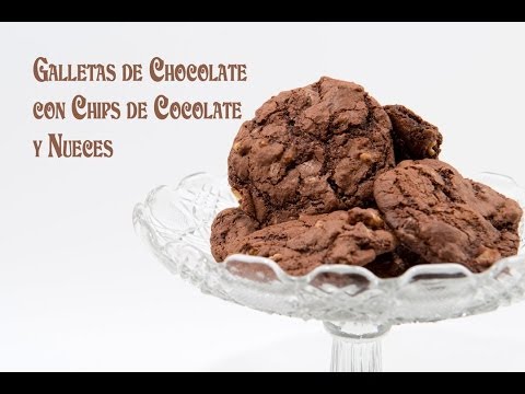 Video: Cómo Hacer Galletas De Chocolate Con Nueces
