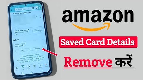 How to Remove Debit/Credit Card & UPI in Amazon ! Delete card Details in Amazon ! Manage Payment
