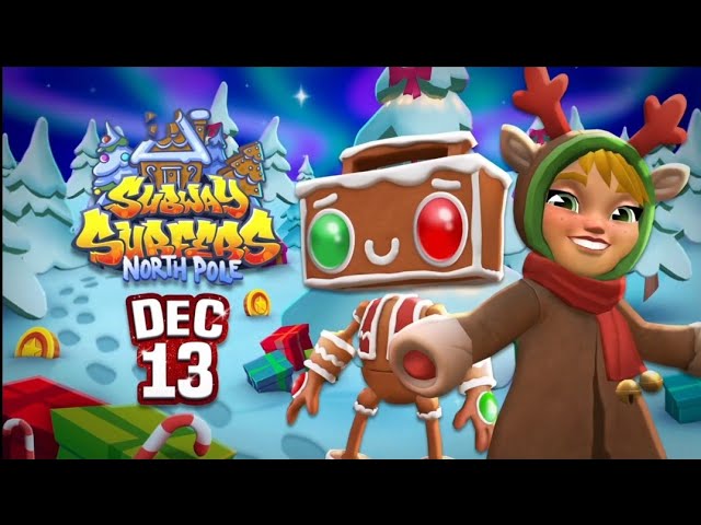 Distribuindo Presentes de Natal no Subway Surfers Polo Norte 