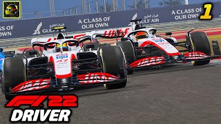 HAAS DEBUT! SAINZ COULD GET FIRED FOR THIS! - F1 22 Driver Career - Part 1