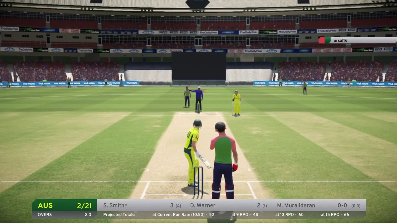 MOST RUNS SCORED OF A SINGLE DELIVERY IN DON BRADMAN CRICKET 17 PS4