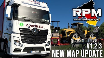 ETS2 1.55 I NEW RPM - Rheinland & Pfalz 1:1 Map v1.2.3 😍 First Look [2971] EURO TRUCK SIMULATOR 2