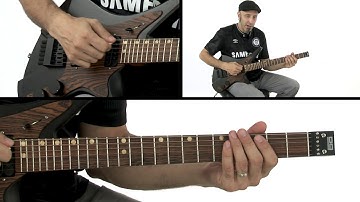 Funk Rock Guitar Lesson - Riff #30: RedRightReturn - Chris Buono