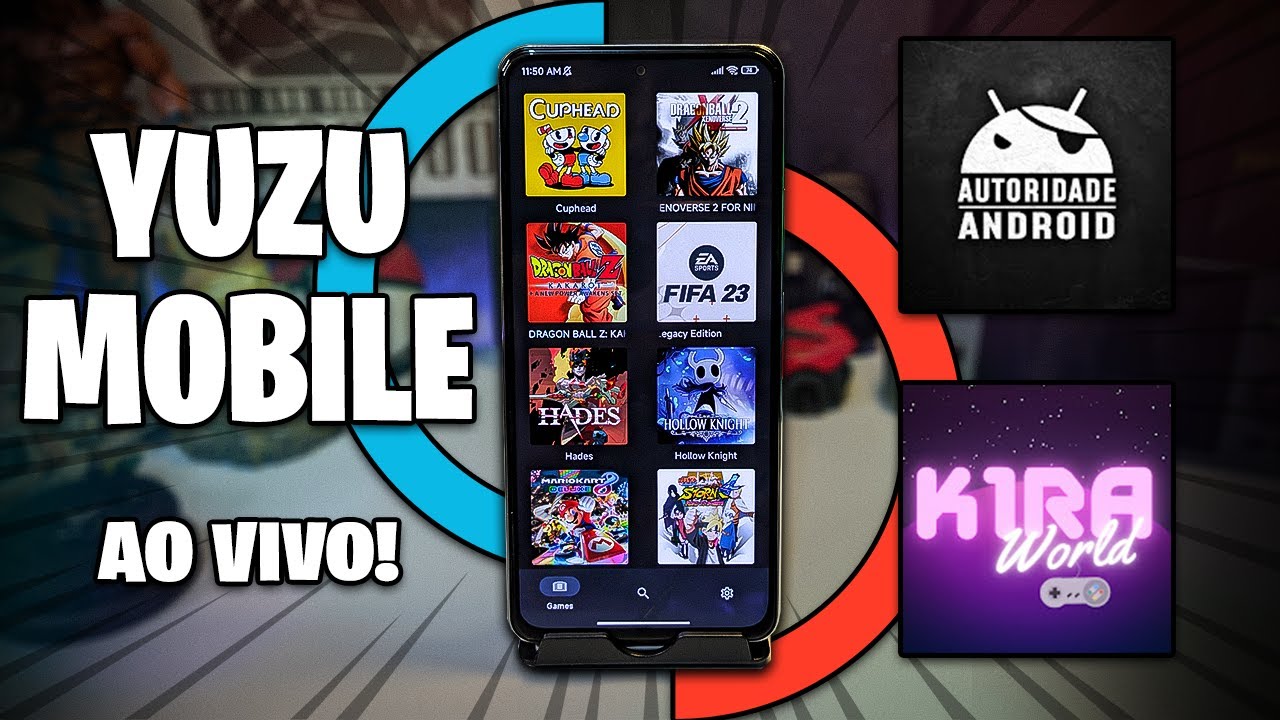 TESTANDO YUZU MOBILE AO VIVO (AGORA VAI) | COM ‪@K1RA2077‬ - YouTube