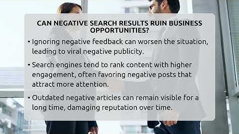 Can Negative Search Results Ruin Business Opportunities? - Everyday-Networking