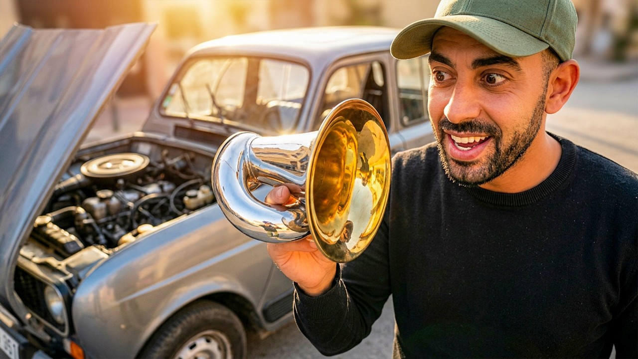 تجهيز "كريستينا" بأغرب كلاكسون في العالم! 🎺🔥 مستعدين لأقوى رحلة؟ | Testing the World's Oldest Horn