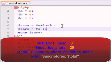 Videotutorial 05 - PHP y MySQL - Operadores aritméticos y creación de una calculadora.