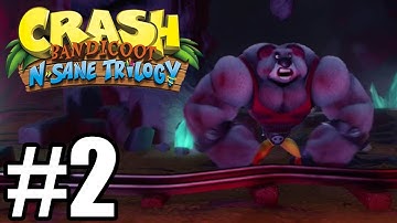 Crash Bandicoot N Sane Trilogy Gameplay Walkthrough Part 2 - PS4 Pro
