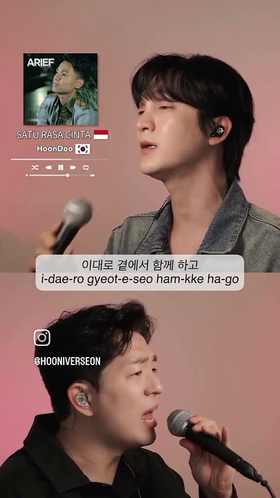 Menghayati Banget Oppa Korea Cover Lagu Satu Rasa Cinta #shorts #coverlagu