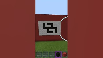 Creat Nazi flag in MINECRAFT