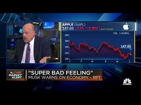 ⁣Apple is the 'weak link' in FAANG right now, says Jim Cramer