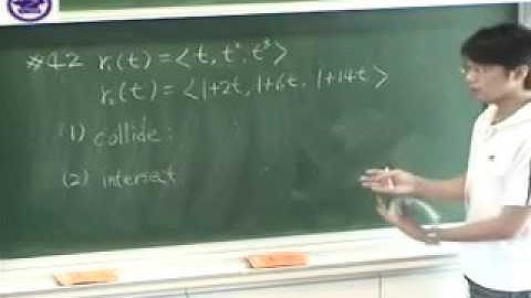 13.1 Vector Functions and Space Curves 題號：42