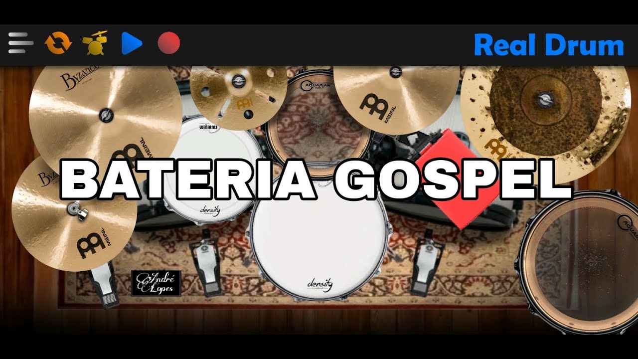 KIT BATERIA GOSPEL PARA REAL DRUM YouTube