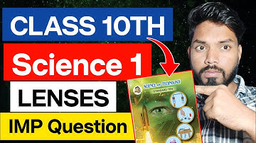 CLASS 10TH SCIENCE 1 LENSES IMPORTANT QUESTIONS | SD TECH | 2ND UNIT TEST EXAM 