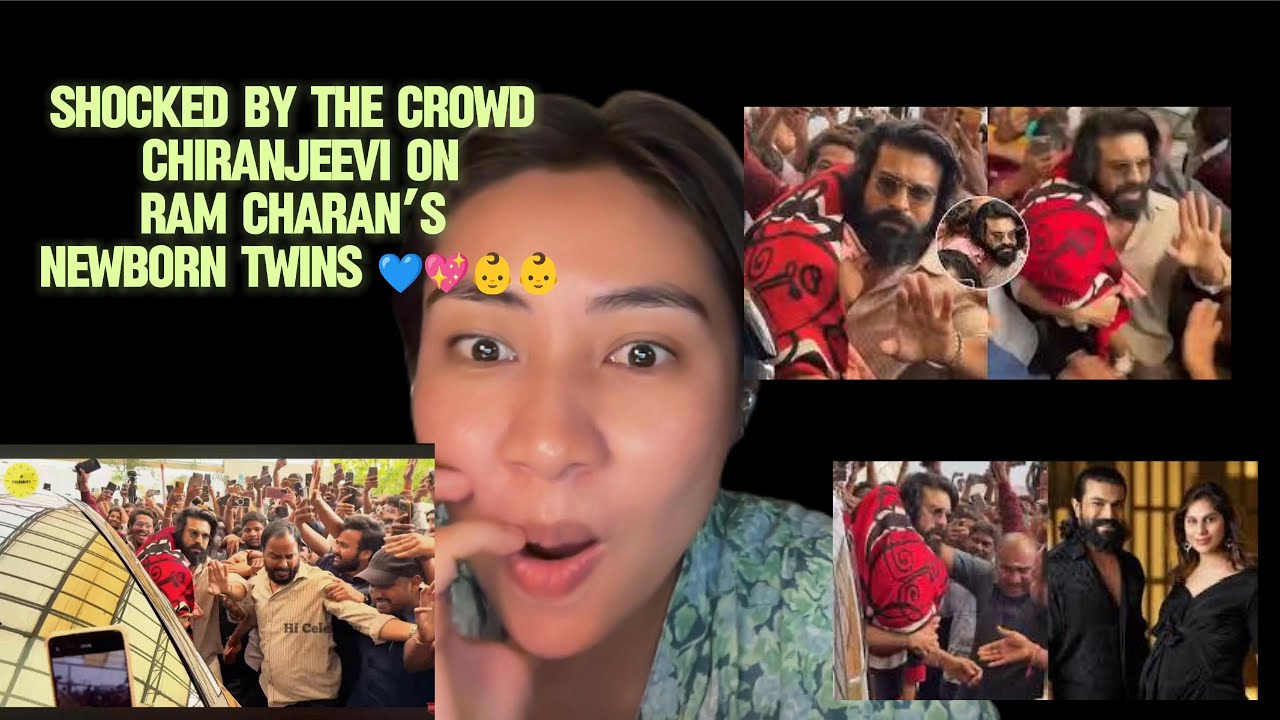 Chiranjeevi on Ram Charan’s Twins | Shocked by the Crowd | Reaction