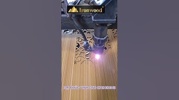 Máy laser co2 cnc ironwood cắt gỗ - mdf dày tới 20mm