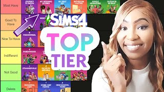 RANKING ALL SIMS 4 PACKS ? (OCTOBER 2023) | The Sims 4