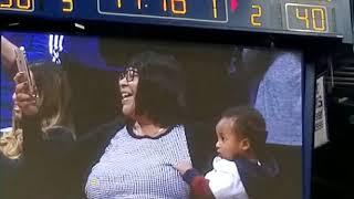 Marcus Morris KU jersey No. 22 retired in Allen Fieldhouse