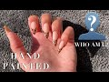 Hand Painted Frenchies &amp; Who Am I? | Polygel Nails | Safiya Jordan
